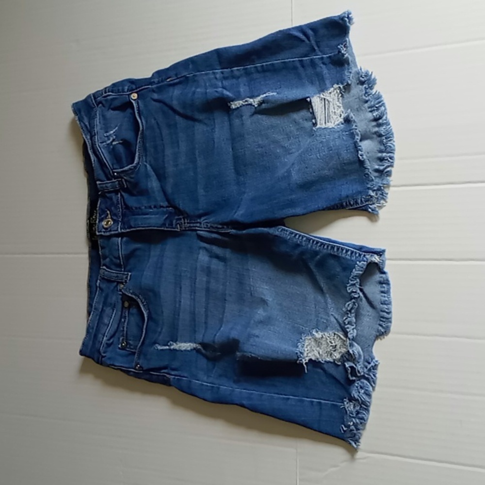 Indigo Rein Jean Shorts Juniors 11